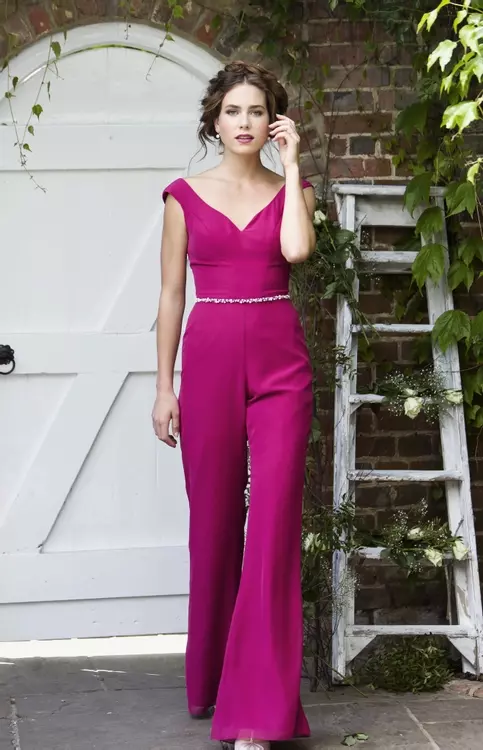 Junior bridesmaid top pantsuit